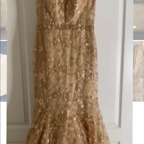 Gold Mermaid Dress - Picture 2 of 2